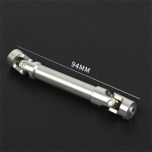 (Short) For SCX10 Generation 1/2/3 TRX6 1/10 RC Car 94/114MM Stainless Steel Drive Shaft