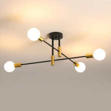 Goeco Vintage Ceiling Light, E27, 180 Adjustable Industrial Chandelier