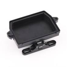 (Black) RC Car Receiver Box Cover ESC Bracket for TRAXXAS 1/5 X-MAXX 6S 8S 1/6 XRT 4WD
