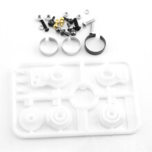(White) For Tamiya 50473 51000 Servo Protective Mount Set RC Car Upgrade Accessories