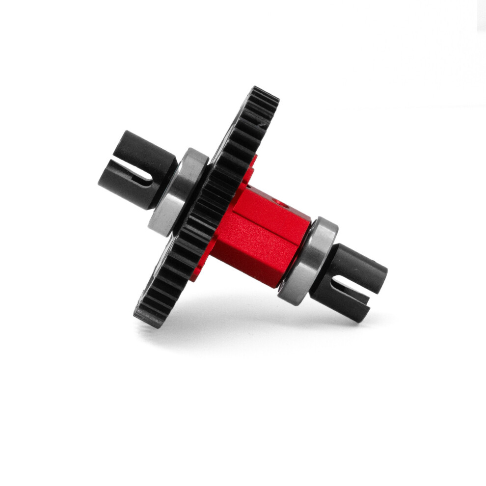 ( 52T) Medium Carbon Steel 46T/52T Straight Axle Assembly For Traxxas 1/8 4Wd Sledge Red 320997465836