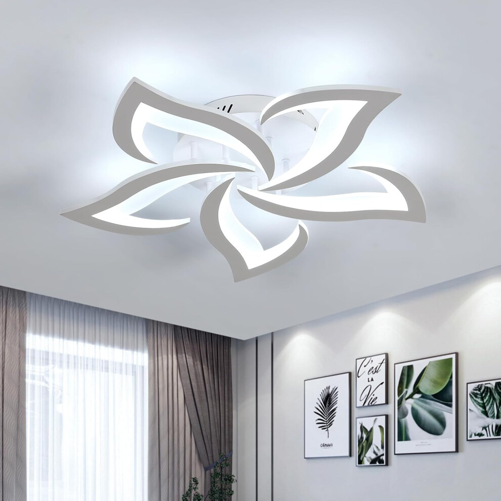 Goeco Light Led Ceiling Light 60W 6500K Modern Simple Living Room Lamp 60Cm