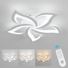 Goeco Dimmable LED Ceiling Light, 40W, with Remote Control/APP, White