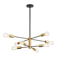 Goeco Modern Chandelier, 8 Light, for Dining Room, Living Room, Bedroom