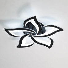 Goeco LED Ceiling Light, 60W, 6500K, Modern Petal Design Ceiling Light, 60cm