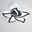 Goeco LED Ceiling Light, 60W, 6500K, Modern Petal Design Ceiling Light, 60cm 1