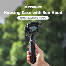 Camera Mount Adapter Sun Hood Housing Case Cover for DJI ACTION 5 Pro/4/3