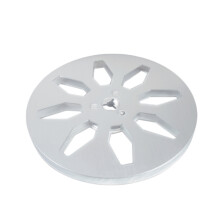 (Silver) NEW TRIDENT HUB METAL TAPE REEL 7" x 1/4" For Reel To Reel Tape Recorders