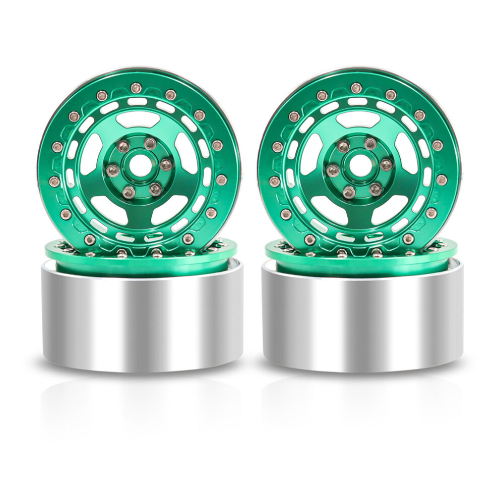 (C) For Trx4 Scx10 Axail 1/10 Rc Car 2.2" Tire Beadlock Wheel Rim Hub Wheel Rim Hub 320997466307