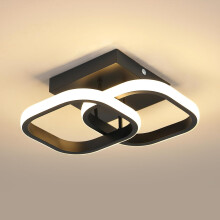 Goeco LED Ceiling Light 22W 3000K Modern Square Ceiling Light for Corridor