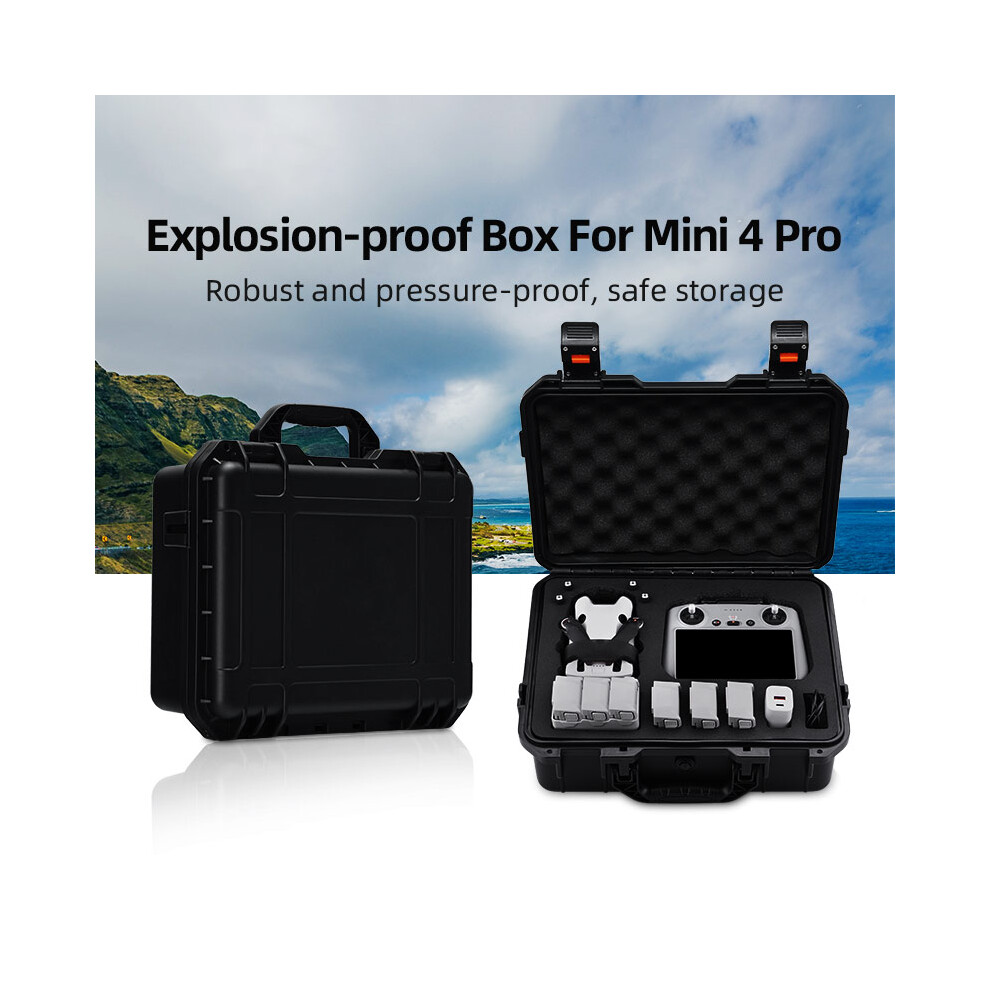 For Dji Mini 4Pro Drone Explosion-Proof Carrying Case Waterproof Storage Box 320997451563