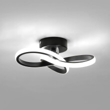 Goeco LED Ceiling Light, Black 22 W 6500 K for Living Room Bedroom Balcony