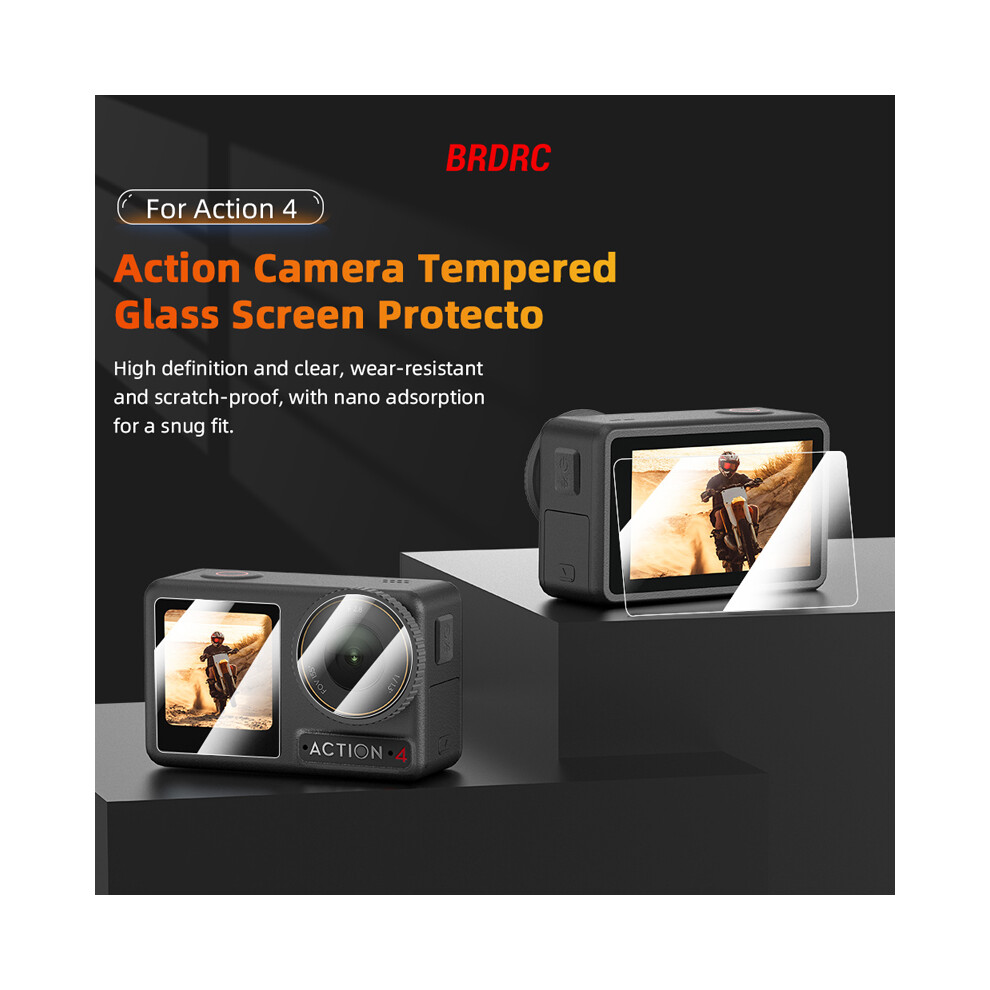 Camera Lens Protection Tempered Film Protective Dustproof Film For Dji Action 4 320997467120
