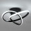 Goeco LED Ceiling Light, 30W, Modern Ceiling Light, Aluminium, 6500K, 30cm 1