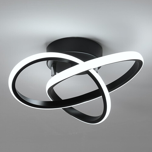 Goeco LED Ceiling Light, 30W, Modern Ceiling Light, Aluminium, 6500K, 30cm