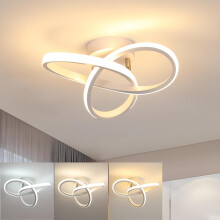 Goeco LED Ceiling Light, 22W, Modern Ceiling Light, 3000K/4500K/6500K, White