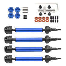 (Blue) 1/10 RC Car CVD Drive Shafts Front/Rear Universal for ARRMA 3S NEW BIG ROCK V3
