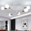 Goeco Industrial Ceiling Light Vintage Metal Pendant Light E27 Ceiling Light 1