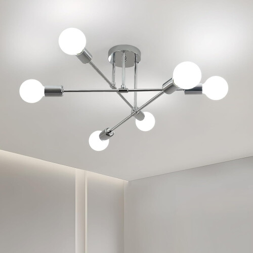 Goeco Industrial Ceiling Light Vintage Metal Pendant Light E27 Ceiling Light