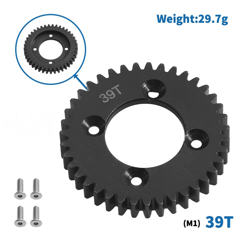 (39T) 45#Steel Motor Gears Spare Parts For Losi 1/10 Lasernut Tenacity Ultra4 Rc Car 320997451242