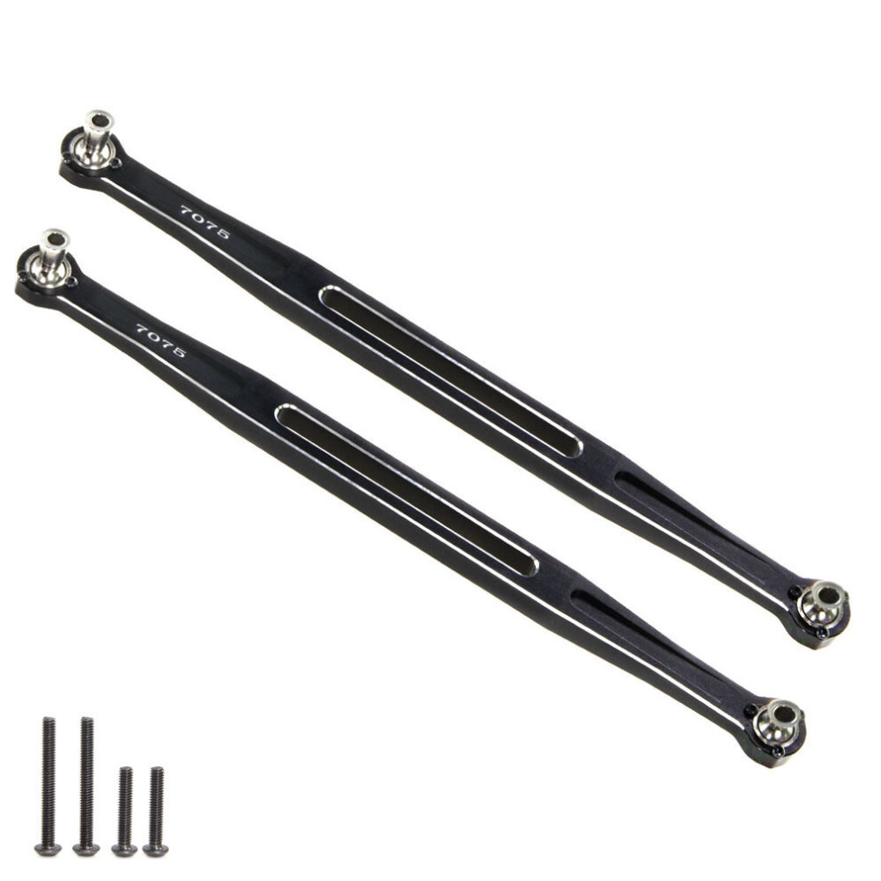 (Black) For Traxxas Xrt 8S X-Maxx 8S Widemaxx Aluminium 7075 Front Steering Tie Rods Black 320997451501