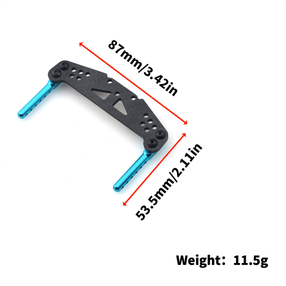 Carbon Front/Rear Shock Tower Damper Stay For Tamiya Tt01 1/10 Rc Car Upgrades Light 113121955606