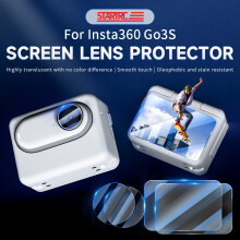 2pcs Mini Camera AR HD Lens Film Screen Protector for Insta360 GO 3S/GO 3