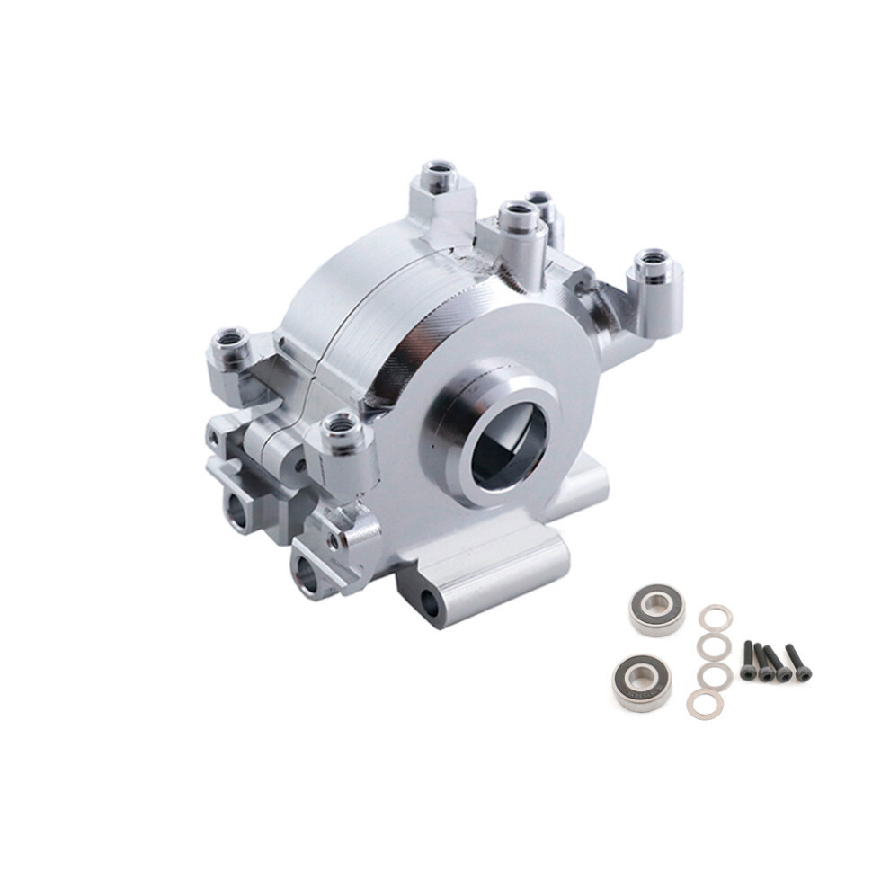 (Silver) 1/10 Rc Aluminum Front Box Case Upgrade Kit For Losi Baja Rey Rock Rey Parts Silver 320997441373