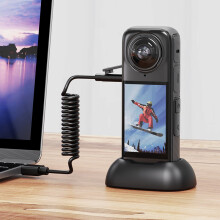 Camera Desktop Fixed Charger Docking Stand Anti-slip Holder for Insta360 X4
