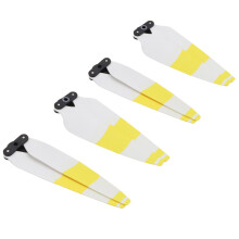 (Yellow White) 8747F Noise Reduction Quick Release Blade Accessories For DJI Air 3 Propellers