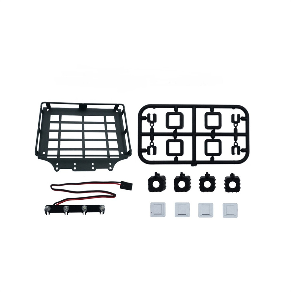 (Luggage Rack With B) Rc Car Tuning Upgrade Parts Luggage Rack Kit For Mjx H12y 1/12 Series Light 320997469469