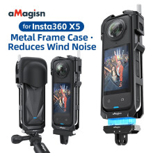 Camera Windproof Noise Reduction Aluminium Protective Bezel for Insta360 X5