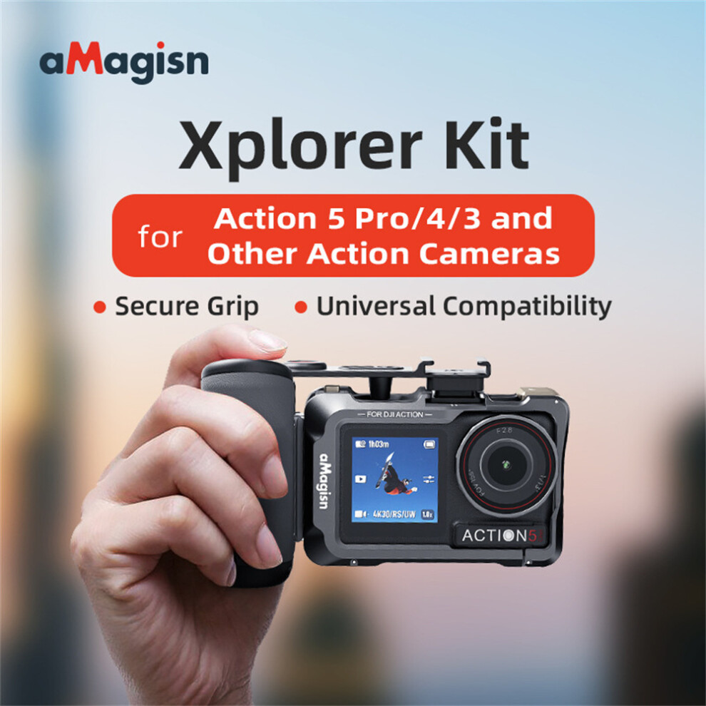 Action Camera Handheld Grip For Insta360 Ace Pro, Dji Action 5 Pro, And Hero 13/12 113121414936