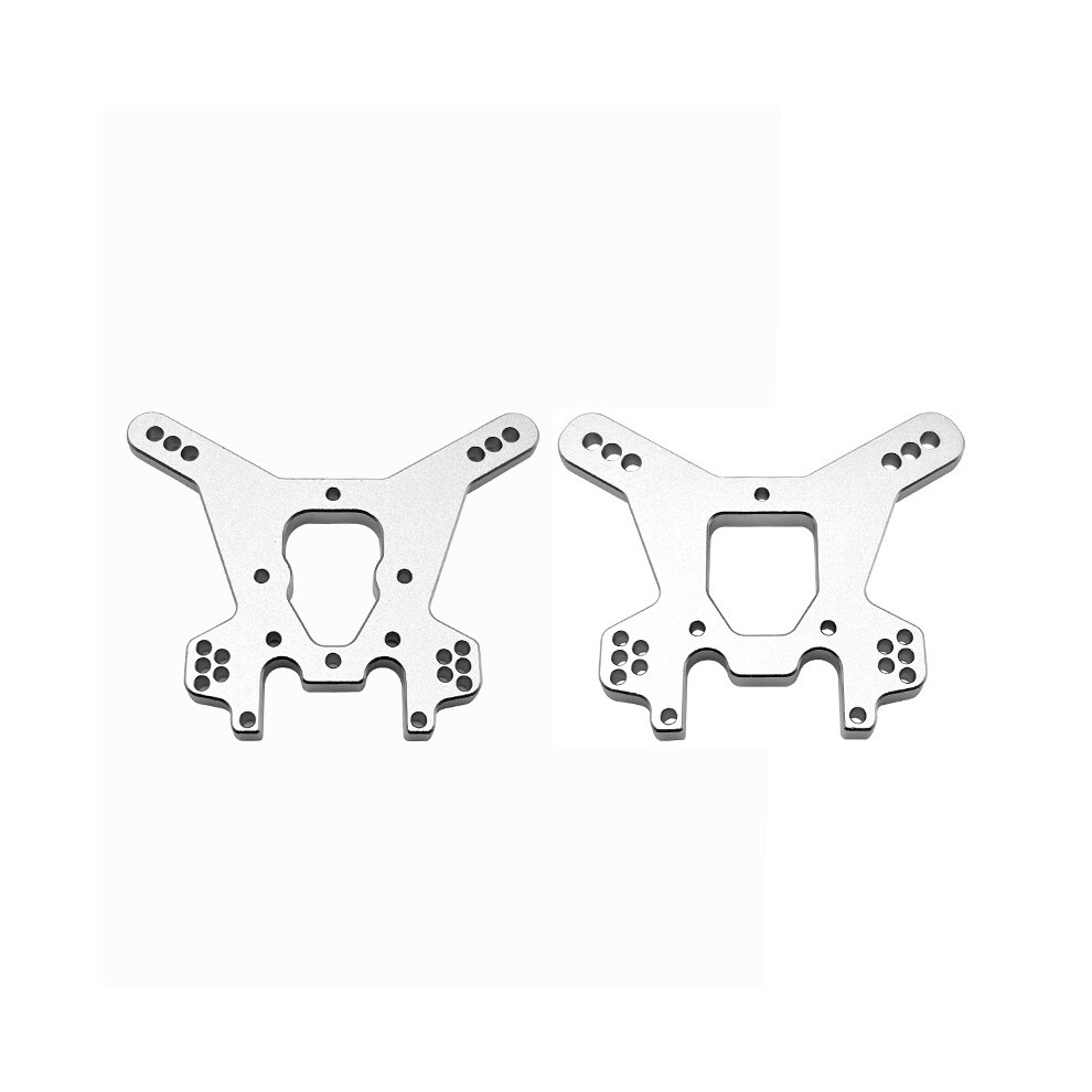 (Silver) Rc Car Aluminium Front/Rear Shock Mount For Tekno Rc Tkr5428 Tkr5429 Tkr5401 Silver 320997445715