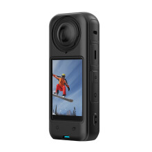 Sports Camera Black Silicone Case Dustproof Accessory for Insta360 X4 Camera