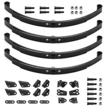 (Front+Rear Bracket Kit) For Tamiya 1/14 RC Car Front and Rear Suspension Mounts Shock Spring Plate Kit