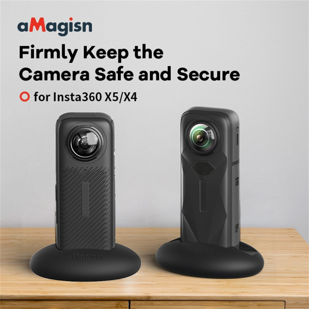Silicone Desktop Stand Base Holder Mount For Insta360 X4/X5 Action Camera Parts 320997469858