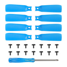 (Blue) 4 Pair Drone 4022F Colour Noise Reducing Paddle Replacements for DJI Flip