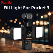 For DJI Pocket 3 Camera LDE Fill Light Bracket Kit Outdoor Vlog Accessories