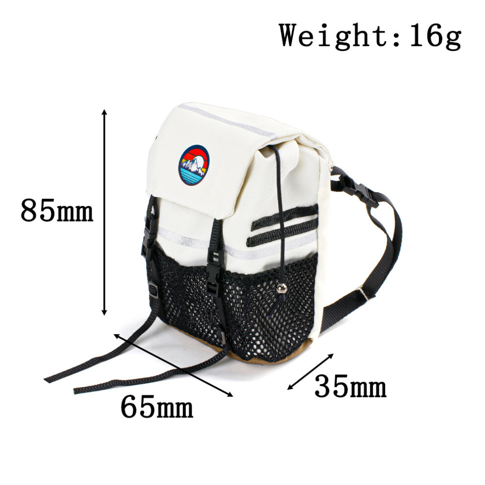 (White) Roof Luggage Bag For Scx10, Trx-4, Rc4wd D90, Mn Rc Car - Decoration & Accessories White 113121404173
