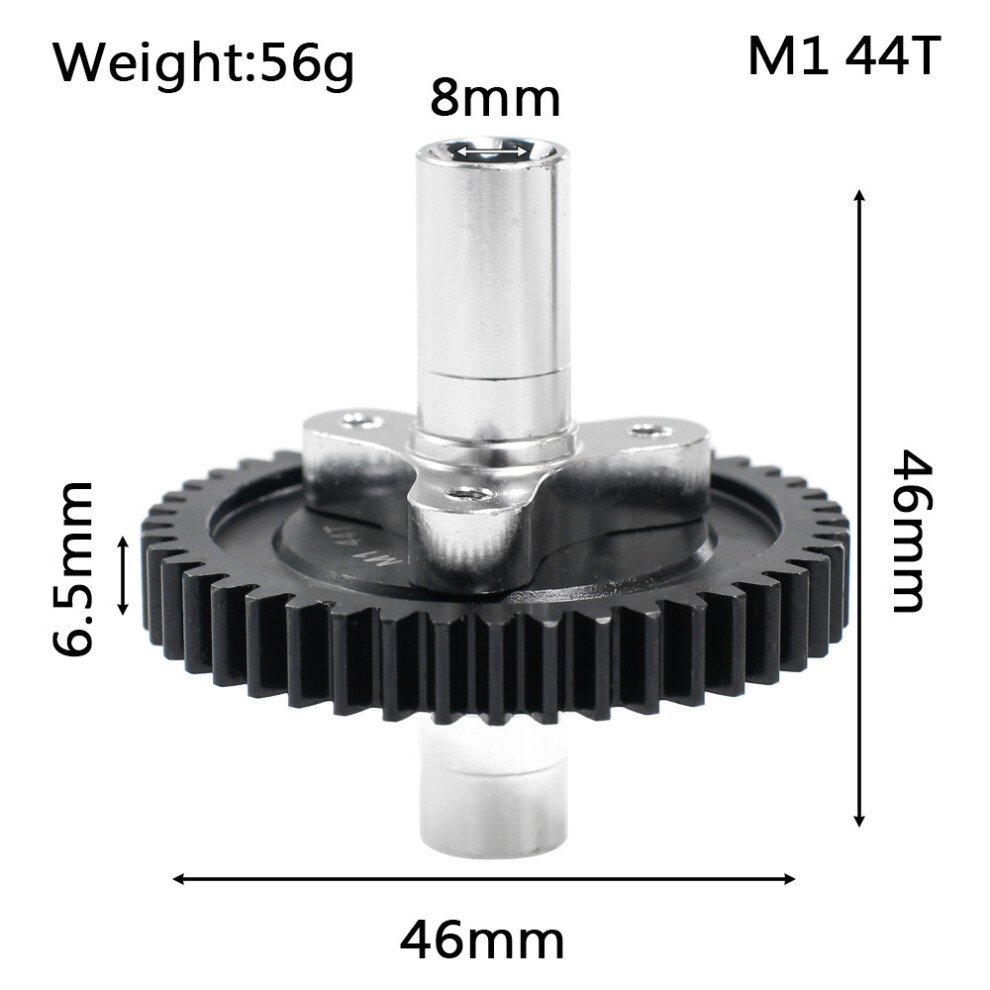 (44T) Rc Car Metal Gear W/Slipper 44T/46T M1 Spur Gear For Arrma 1/10 Rc Car 123643854509
