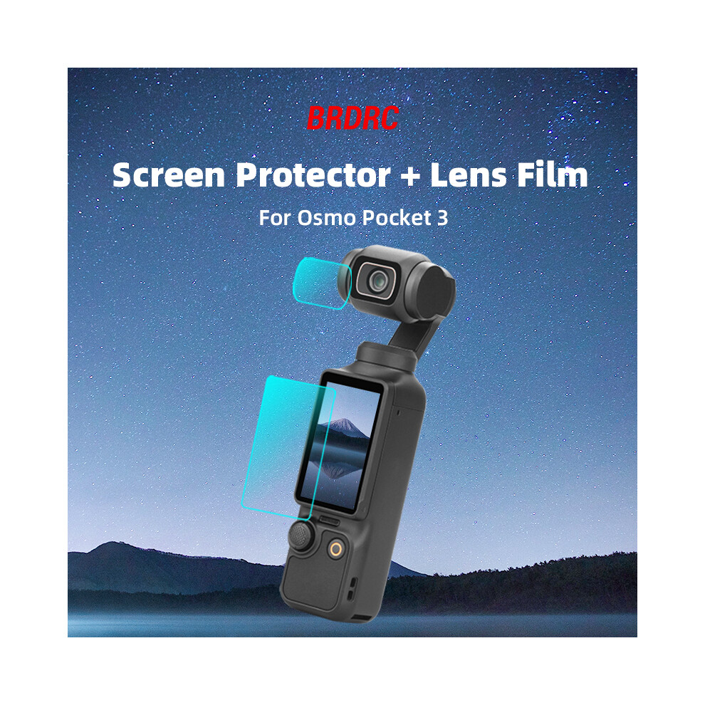 Camera Lens Protection Tempered W/Lens Film For Osmo Pocket 3 Screen Protector Light 320997452324