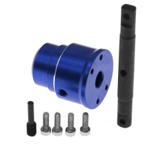 (Blue) Aluminum Alloy Differential Lock Shaft Spool For TRAXXAS SUMMIT 1/10 RC Car Part