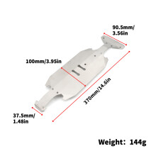 (For XV02) Stainless Steel Chassis Protector Plate for Tamiya XV-01 XV-02 1/10 RC Car
