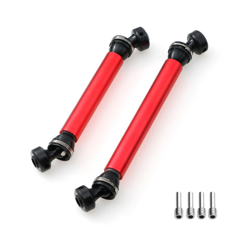 (Red) Front & Rear Cvd Drive Shaft For Axial 1/10 Rbx10 Ryft 4Wd Rock Bouncer Axi03005 Red 320997452669