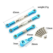 (Blue) 1Set RC Car Upgrade Accessories Kit for Wltoys 1:10 104009 19 1:12 12402-A 12401
