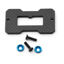 Carbon Fiber Servo Mount Stabilizer Plate Upgrade for Tamiya TT02 1/10 RC Car