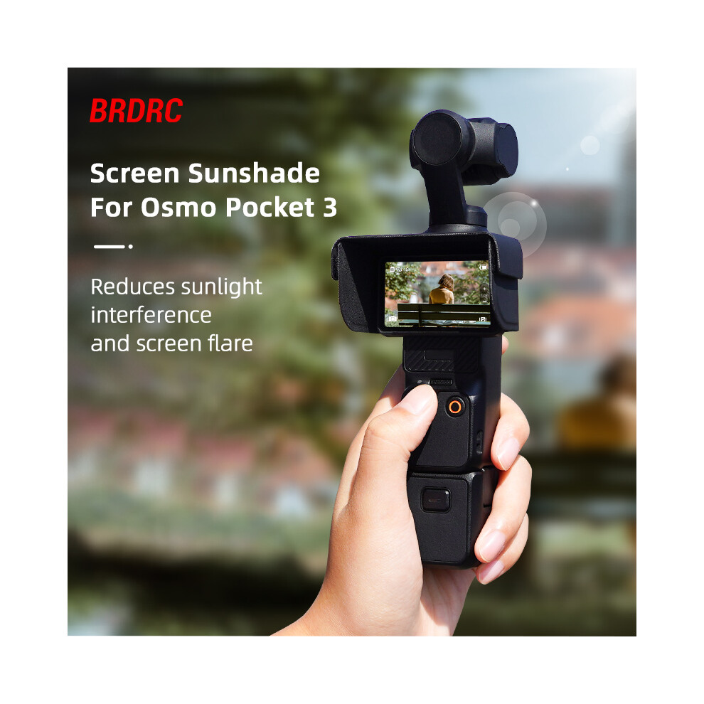 For Dji Osmo Pocket 3 Camera Screen Sunshade Cover Camera Accessories Light 320997453109