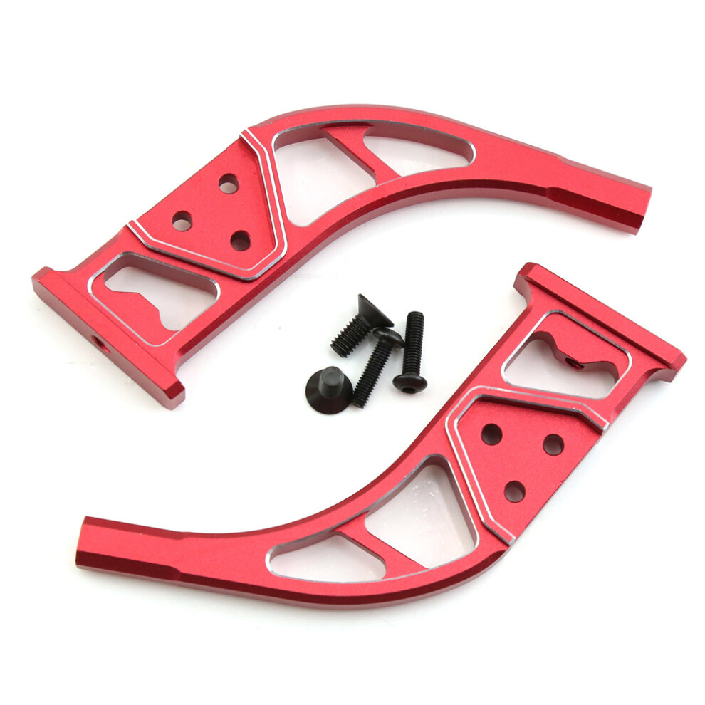 (Red) Rc Car Aluminium Rear Bracket For Arrma 1/7 Infraction 6S Blx -Ara109001 Red 320997452805