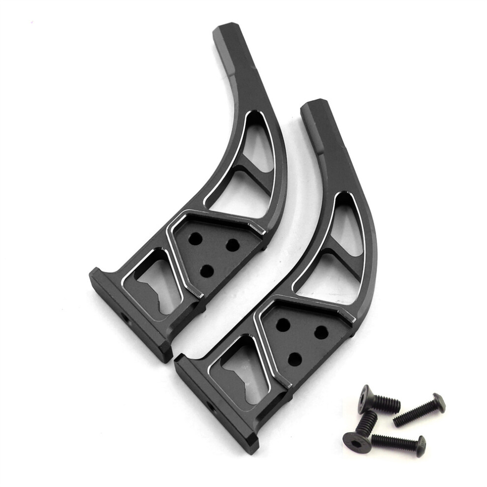 (Black) Aluminum Rear Bracket For Arrma 1/7 Infraction 6S Blx - Ara109001 Rc Car Upgrade Black 123643847129